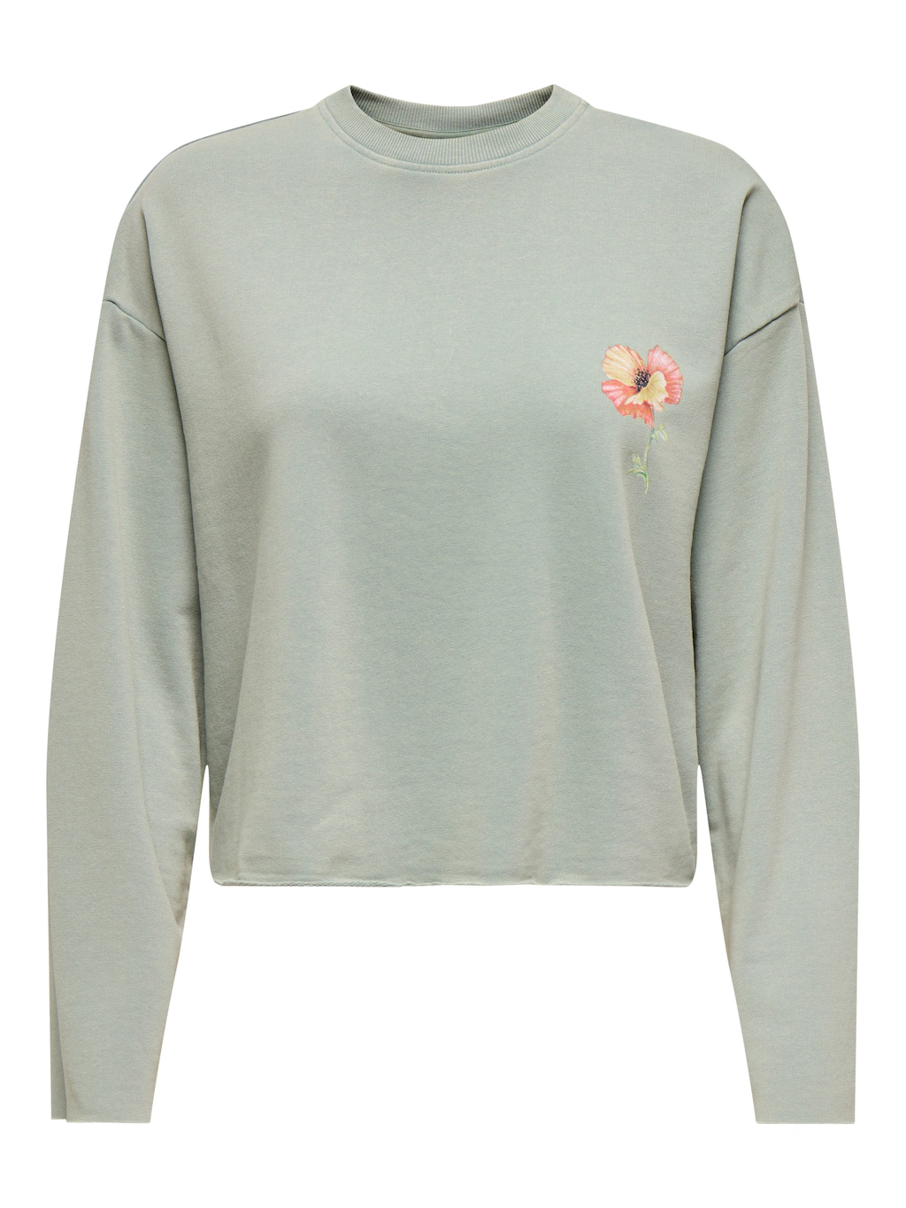 ONLY Sweatshirt "ONLLUCINDA L/S FLOWERS O-NECK UB SWT" günstig online kaufen