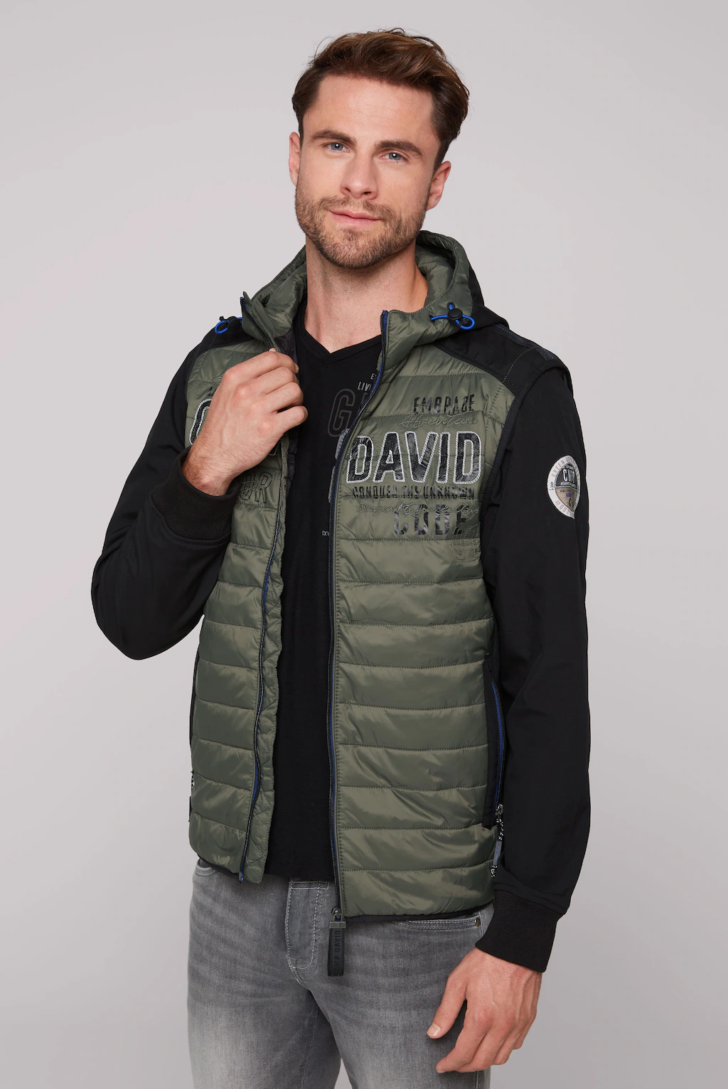 CAMP DAVID Softshelljacke, mit Kapuze, mit abtrennbaren Ärmeln günstig online kaufen