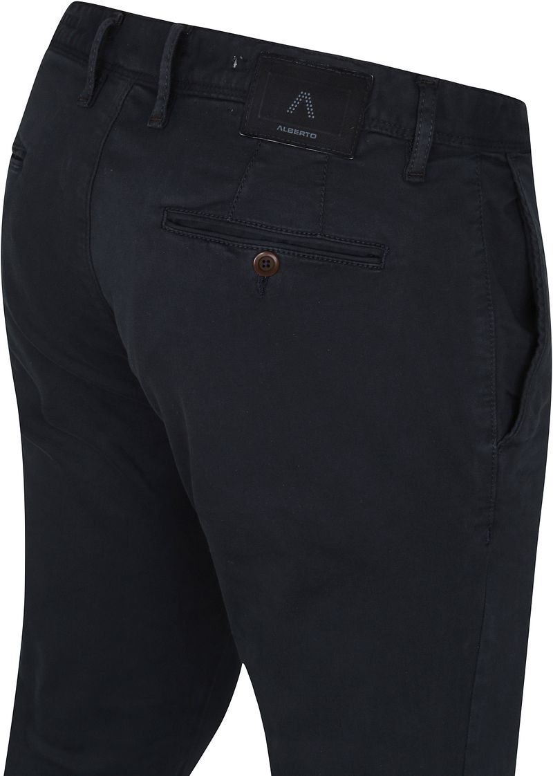 Alberto Rob Stretch Chino Dunkelblau - Größe W 42 - L 32 günstig online kaufen