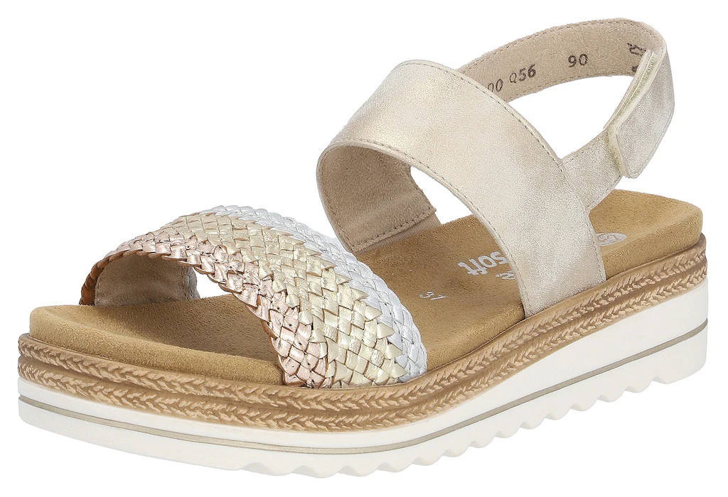 Remonte Keilsandalette "ELLE-Collection", Sommerschuh, Sandale, Keilabsatz, günstig online kaufen