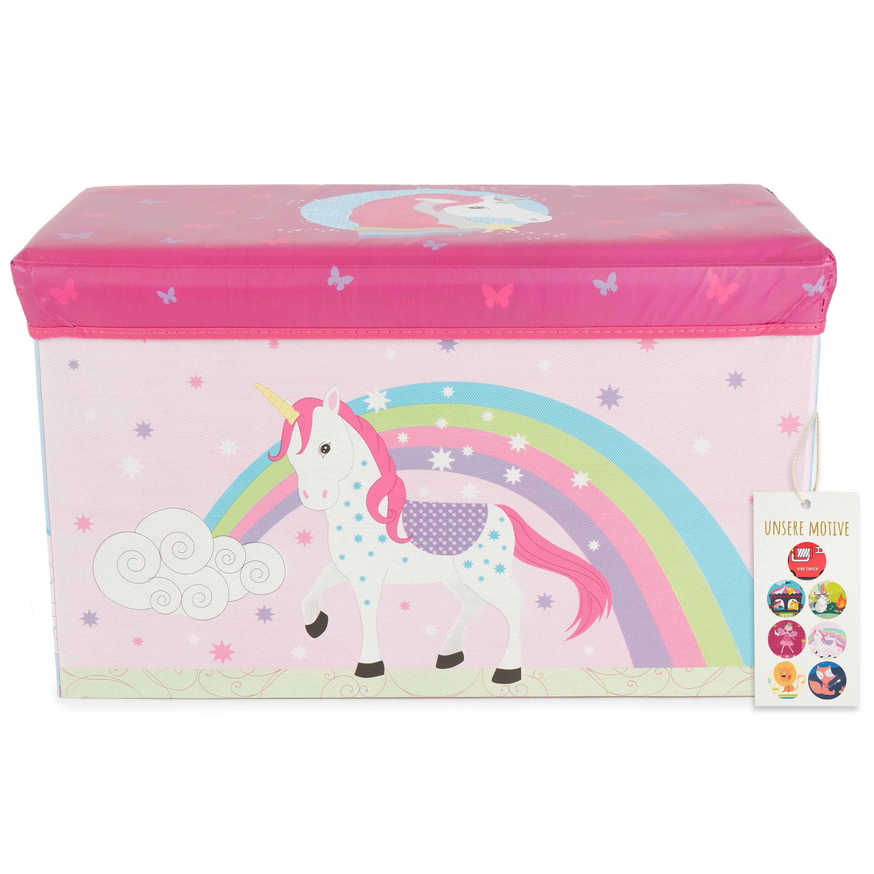 BIECO Spielzeugtruhe Bieco Aufbewahrungsbox mit Deckel günstig online kaufen