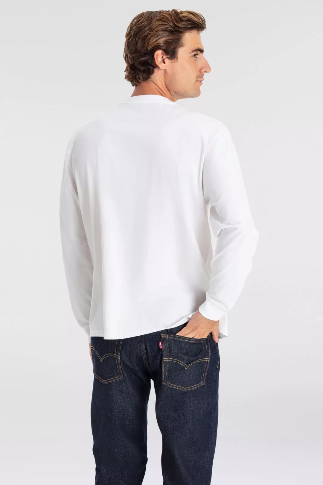 Levis Langarmshirt "LS CLASSIC RELAXED TEE", mit Letterprint/Stickerei auf günstig online kaufen