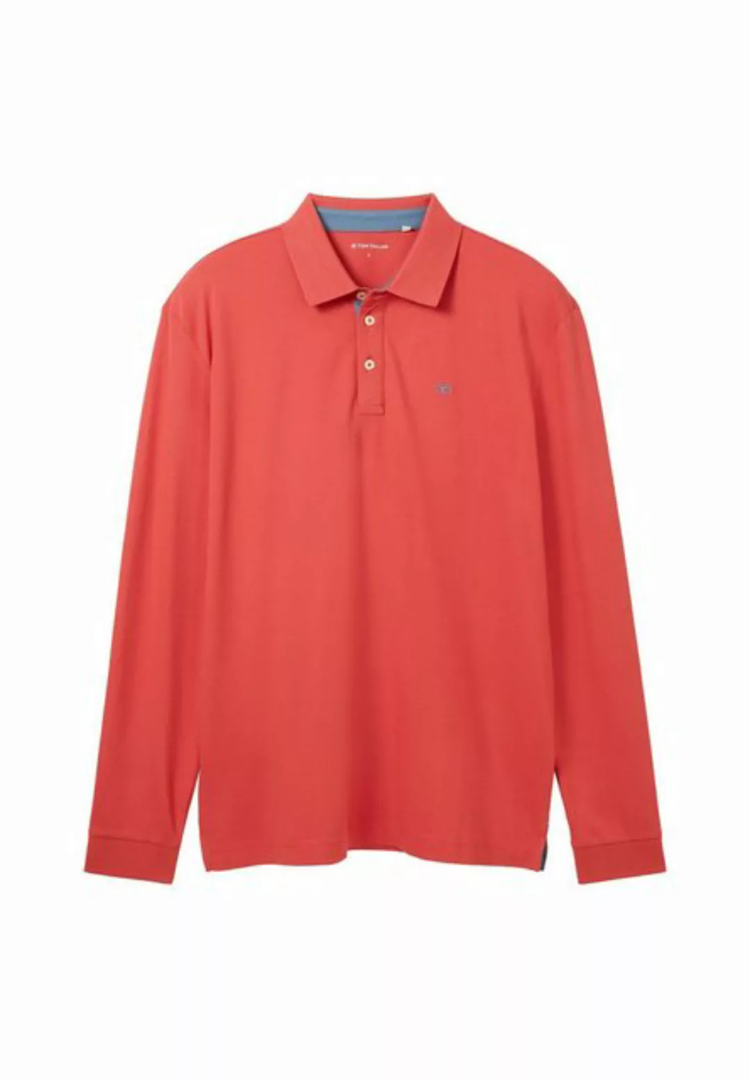 TOM TAILOR Poloshirt Poloshirt Langarmshirt mit Polokragen (1-tlg) günstig online kaufen