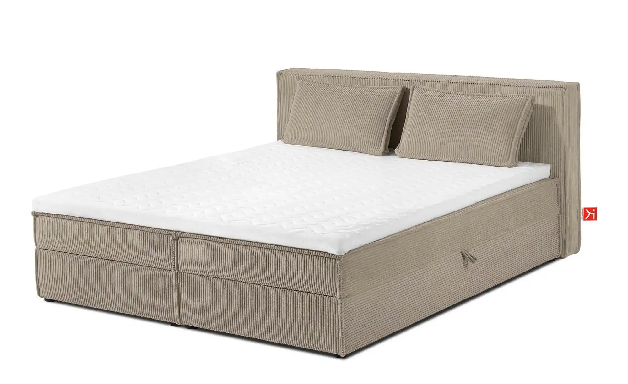 KONSIMO Boxbett  Roti ¦ beige ¦ Maße (cm): B: 185 H: 95 Betten > Polsterbet günstig online kaufen