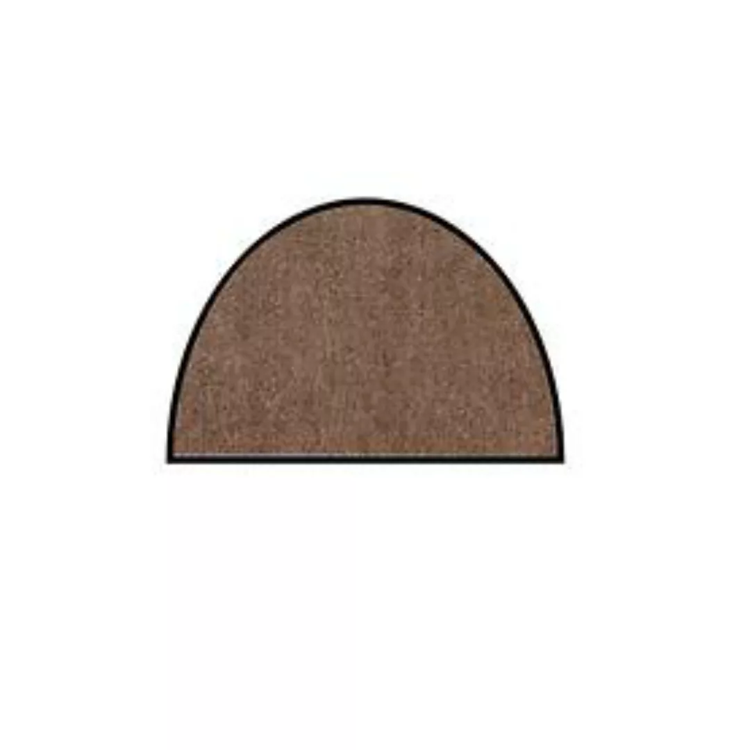 Fußmatte halbrund, nougat, 50x75 cm günstig online kaufen
