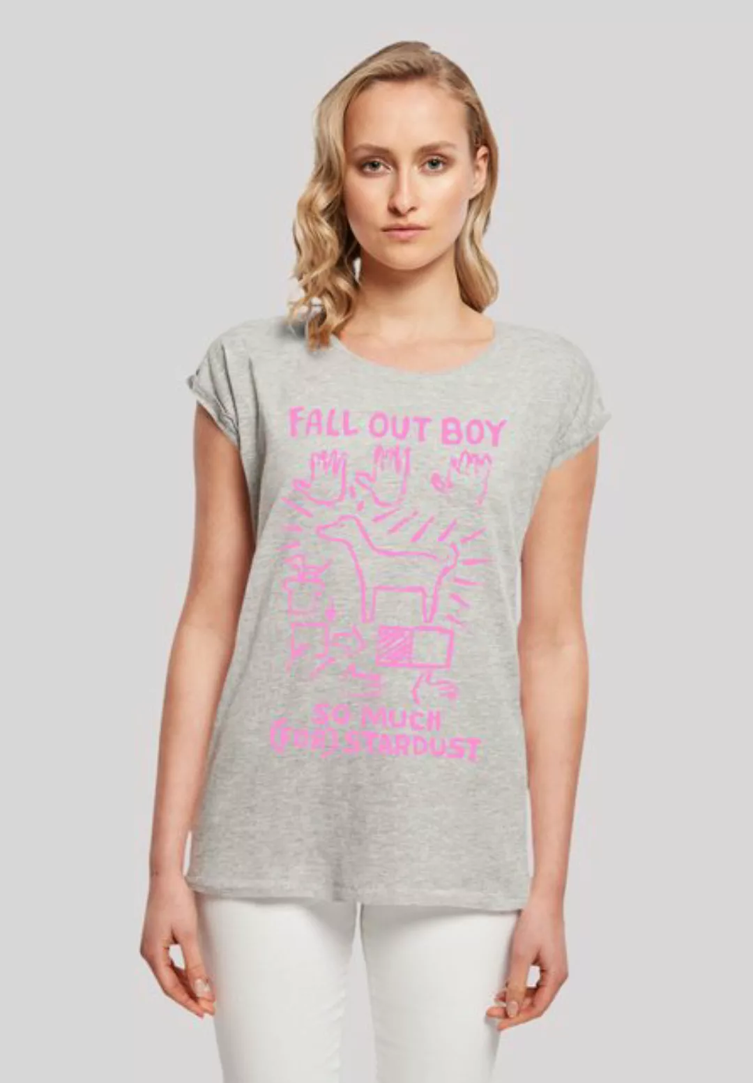 F4NT4STIC T-Shirt "Fall Out Boy Pink Dog So Much Stardust", Premium Qualitä günstig online kaufen