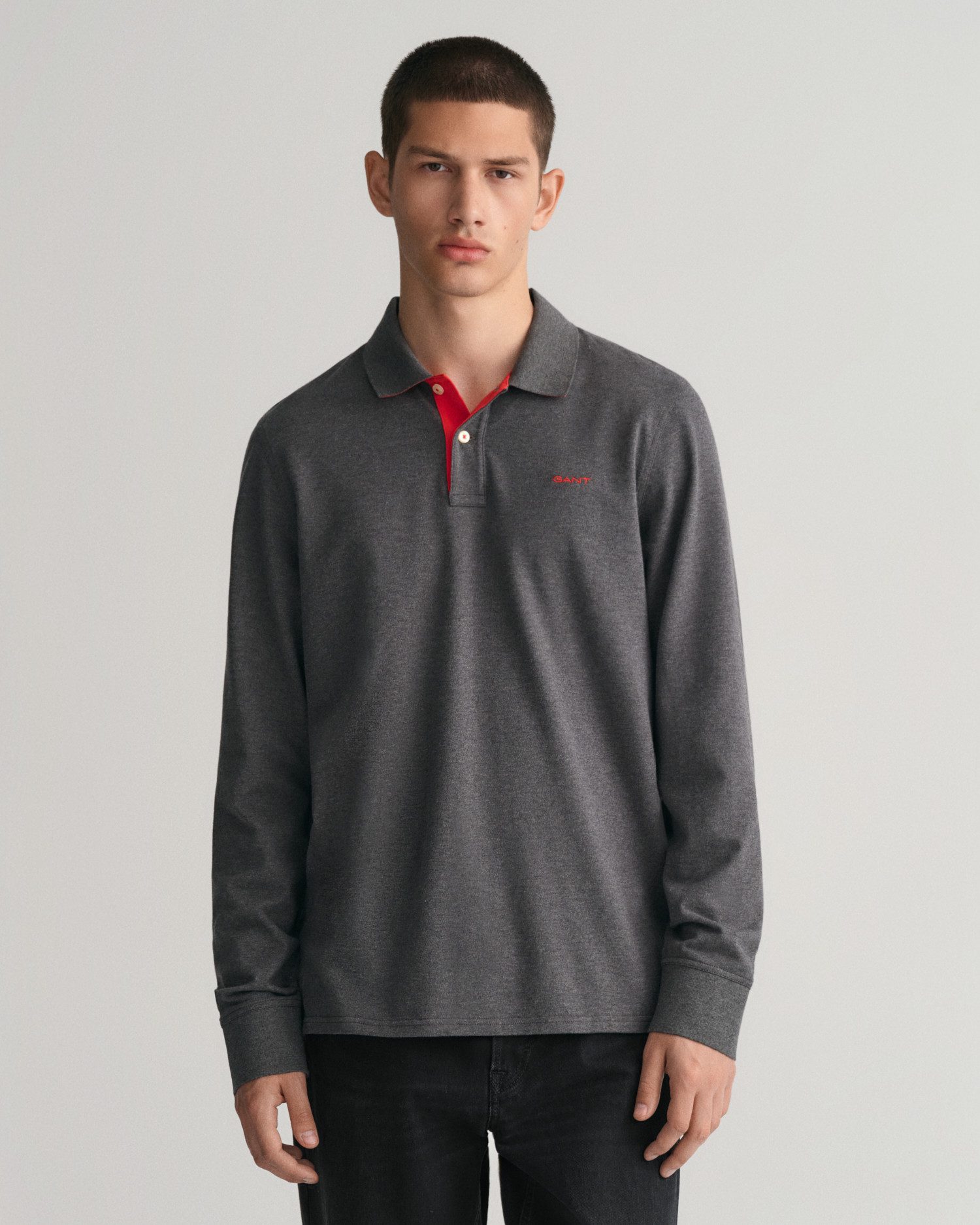 Gant Poloshirt REG CONTRAST PIQUE LS günstig online kaufen