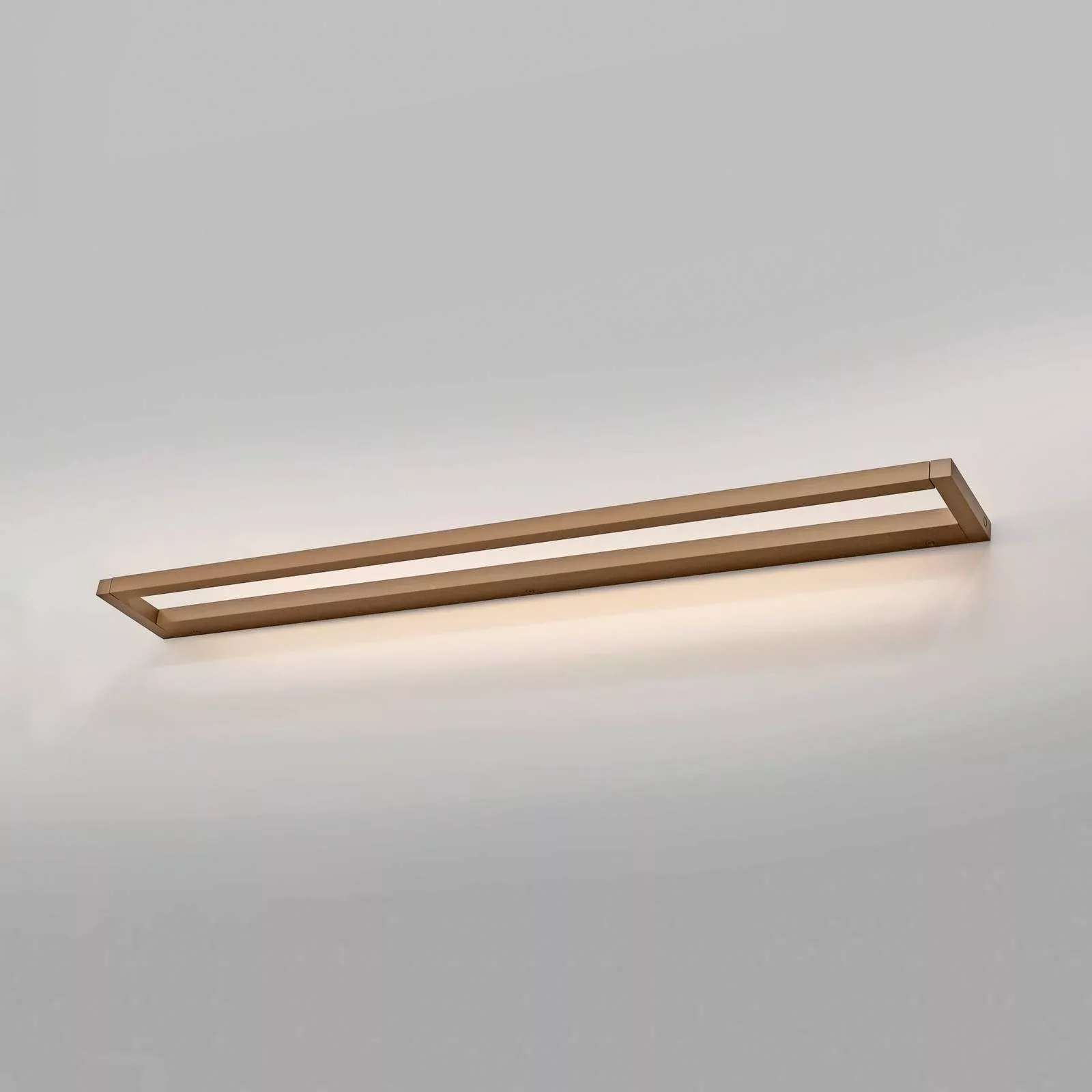 PURE LED-Wandlampe Puro bronze Breite 100cm Aluminium Dimmer günstig online kaufen