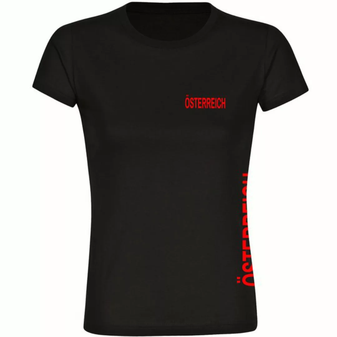 multifanshop T-Shirt Damen Österreich - Brust & Seite - Frauen günstig online kaufen