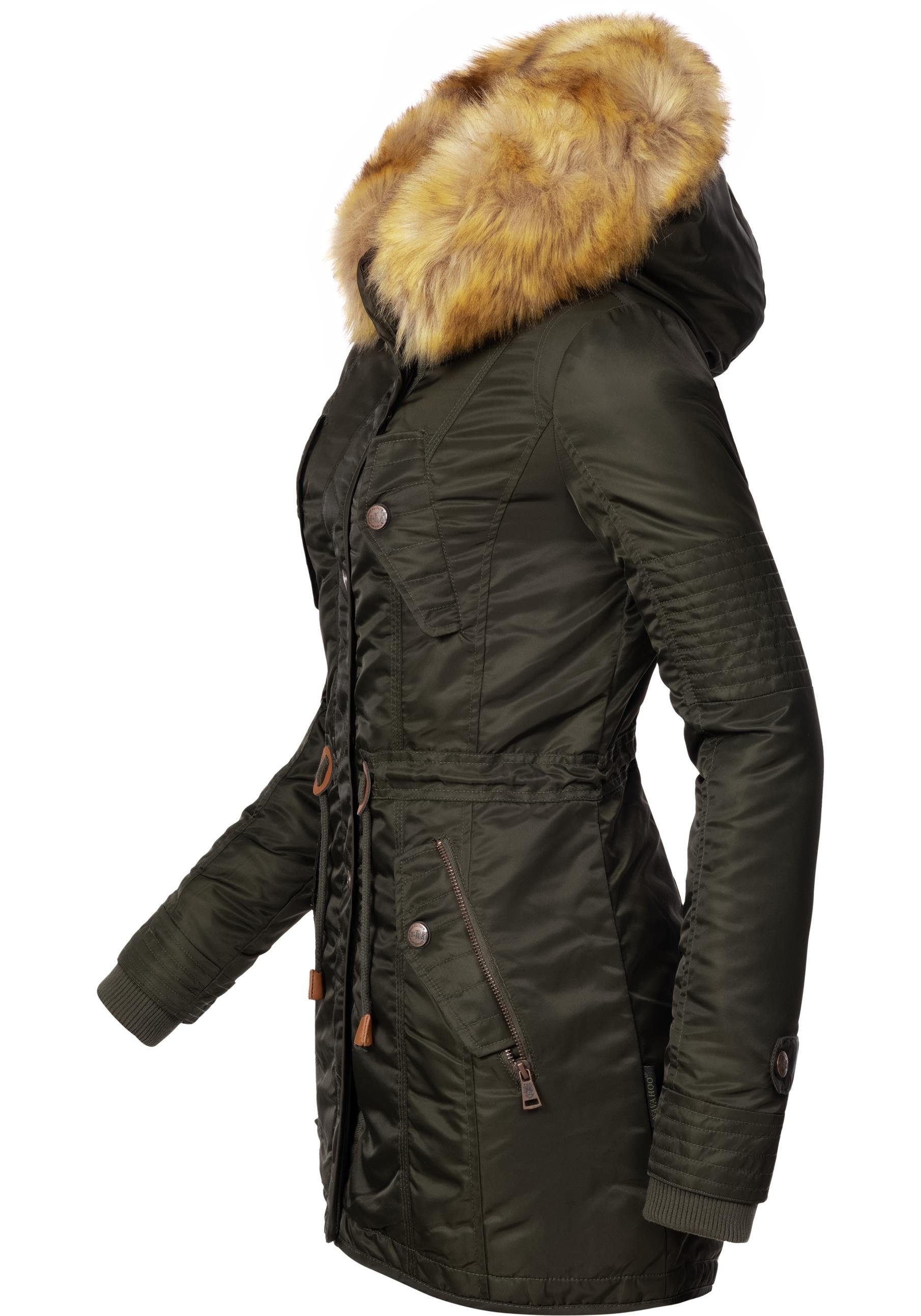 Navahoo Wintermantel La Viva hochwertiger Winterparka günstig online kaufen