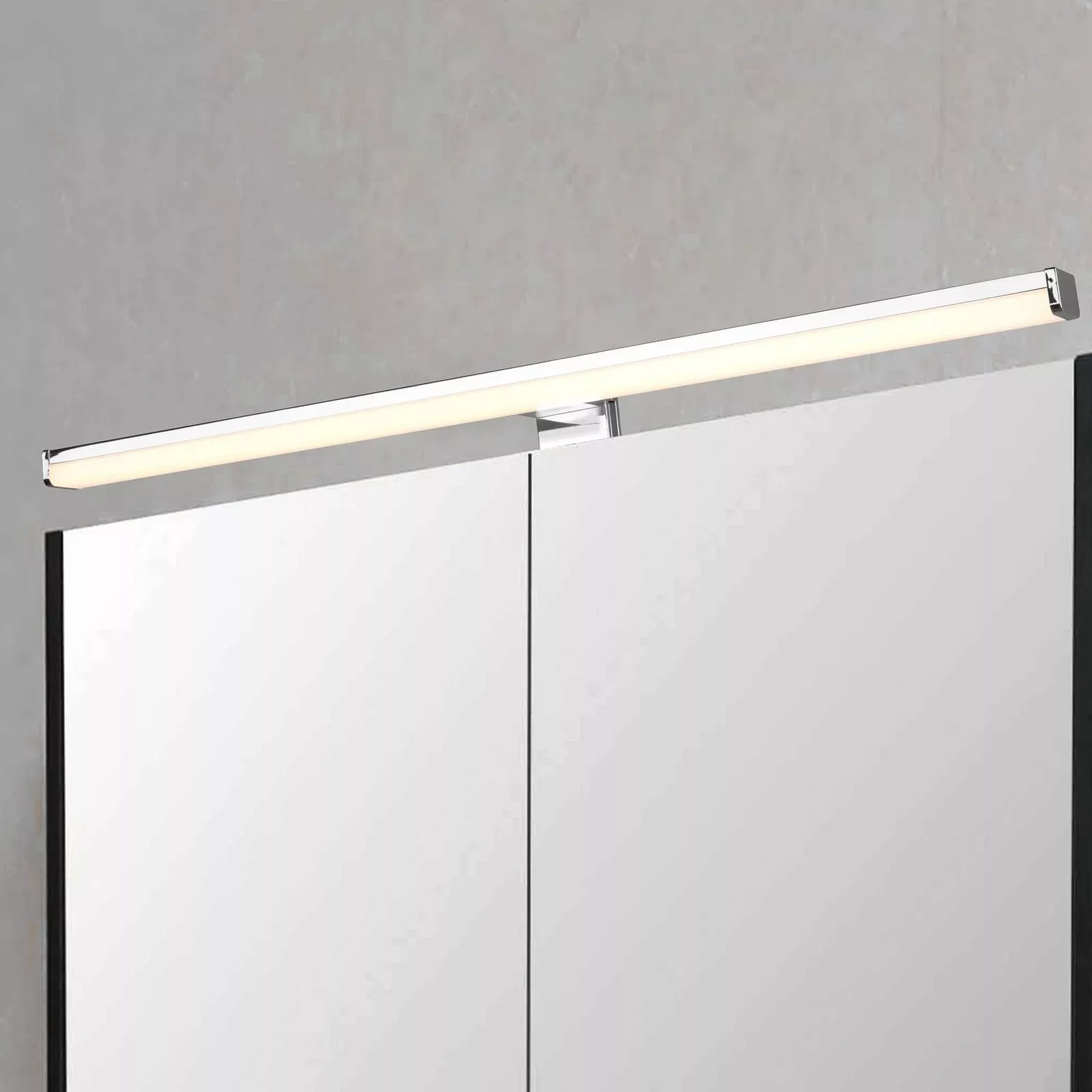 Trio LED-Wandleuchte Lino 60 mm x 600 mm x 105 mm Chrom günstig online kaufen