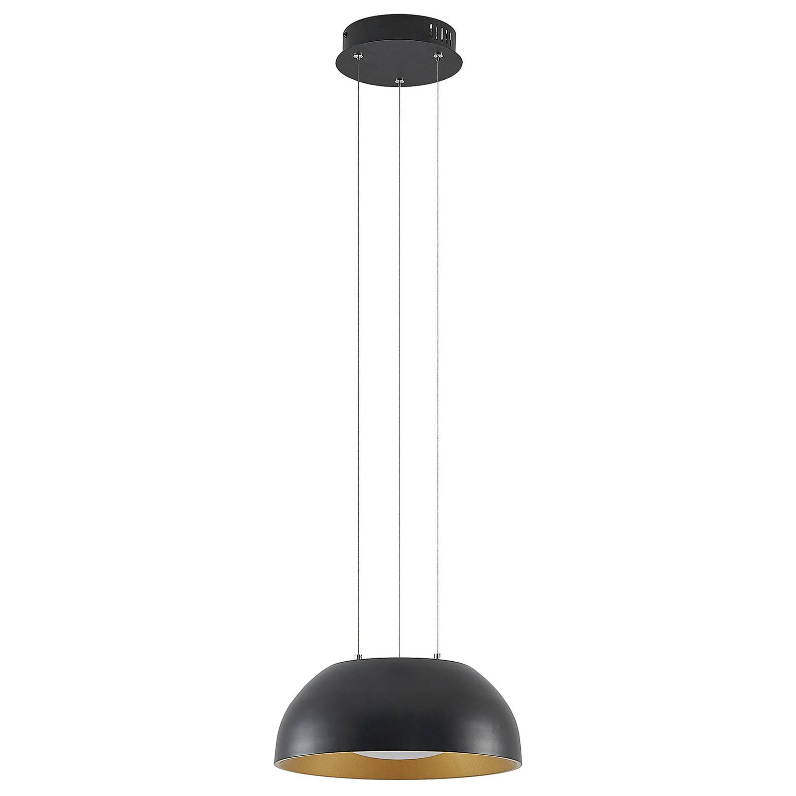 Lindby Juliven LED-Hängeleuchte, schwarz, 32 cm günstig online kaufen