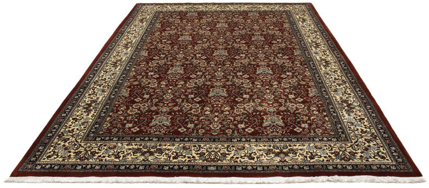 morgenland Wollteppich »Moud Blumenmuster Beige 289 x 203 cm«, rechteckig, günstig online kaufen