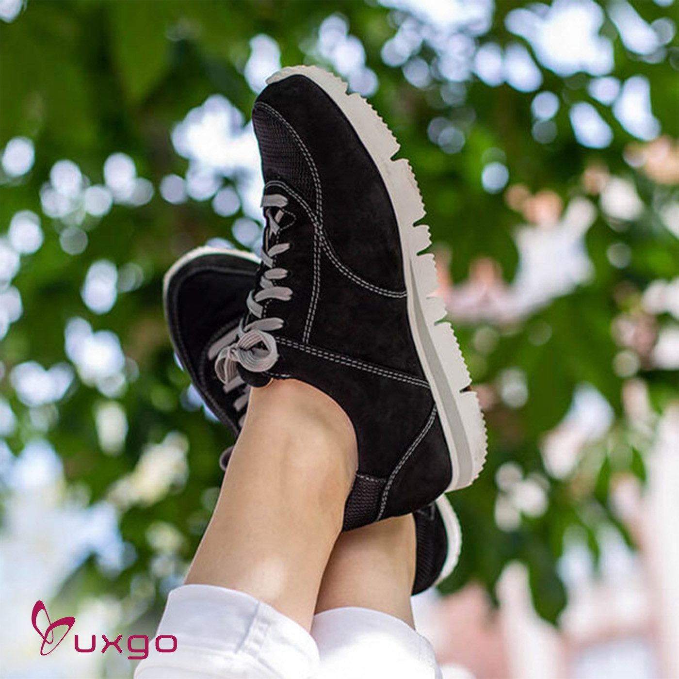 UXGO Bequemschuh Tina Schnürschuh günstig online kaufen