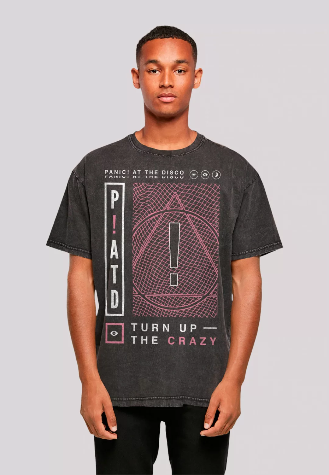 F4NT4STIC T-Shirt "Panic At The Disco Turn Up The Crazy", Premium Qualität günstig online kaufen