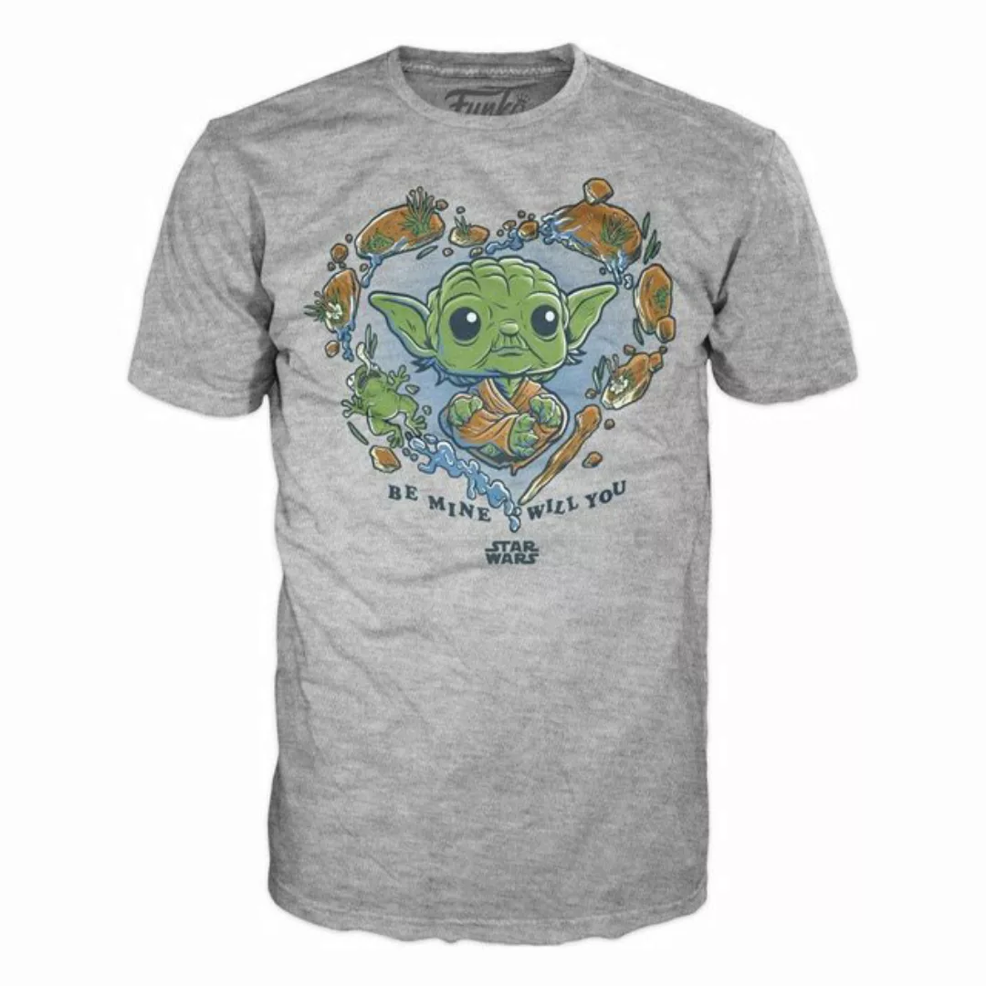 Funko T-Shirt Be Mine Yoda POP! Tees - Star Wars günstig online kaufen