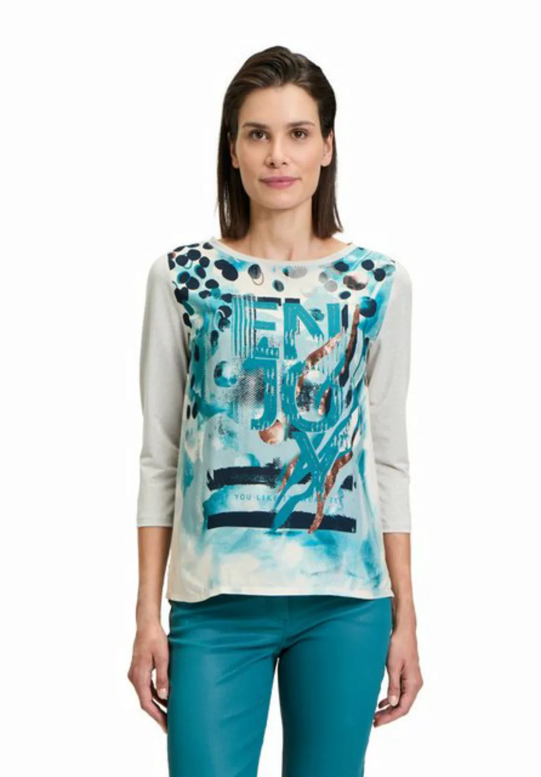 Betty Barclay 3/4-Arm-Shirt Betty Barclay Blusenshirt mit Aufdruck (1-tlg) günstig online kaufen