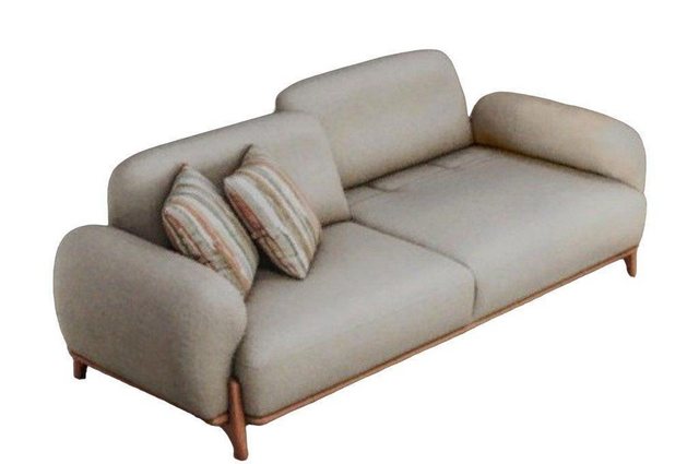 JVmoebel 3-Sitzer Weißer Chesterfield 3-Sitzer Luxuriöse Wohnzimmer Möbel P günstig online kaufen