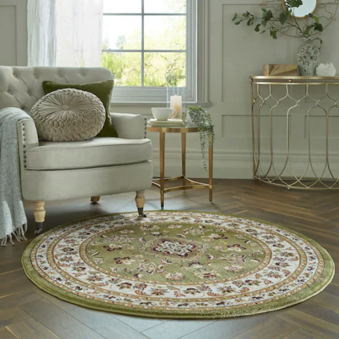 FLAIR RUGS Teppich »Sherborne«, rund, 8 mm Höhe günstig online kaufen