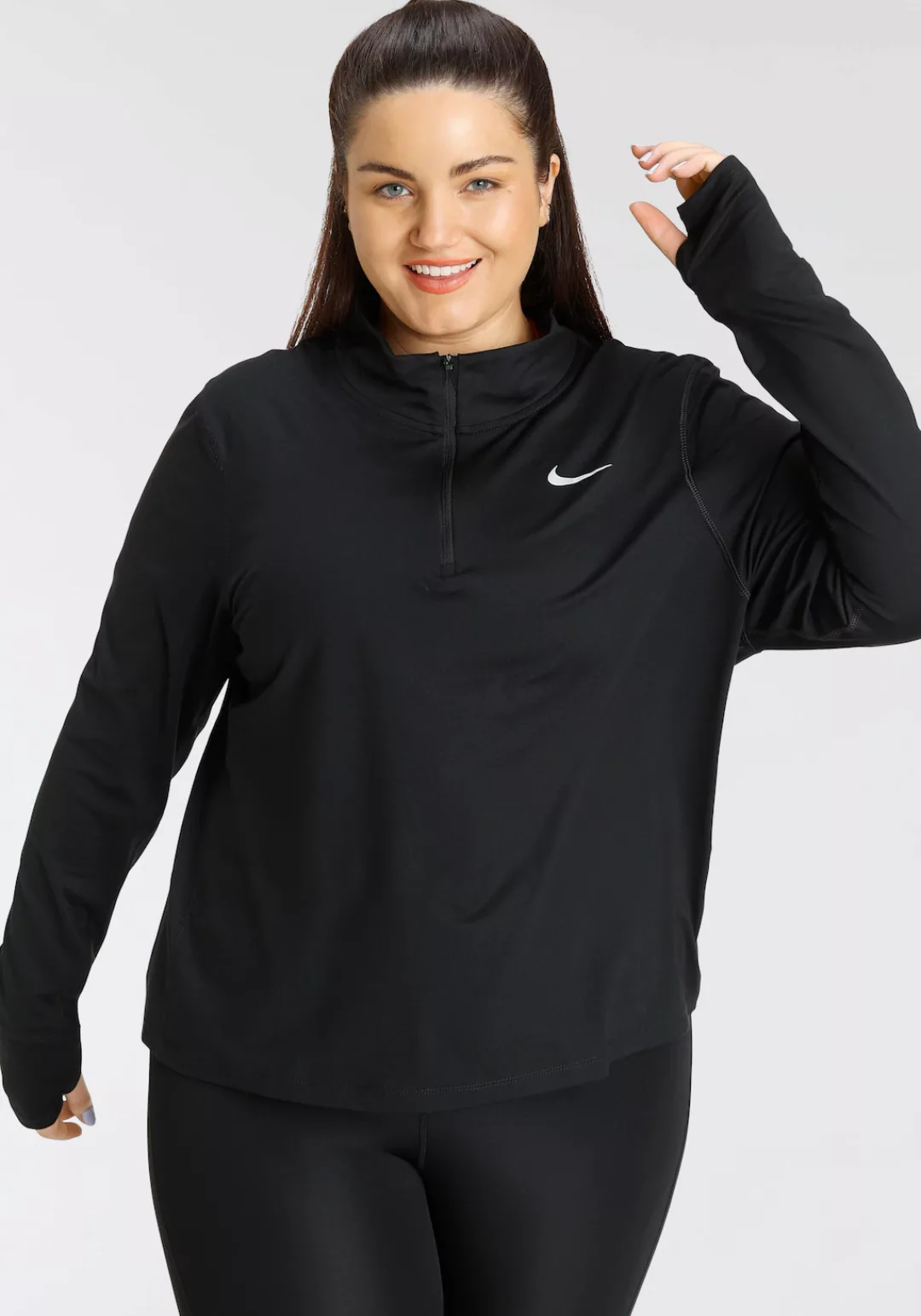 Nike Laufshirt "Element Womens 1/-Zip Running Top (Plus Size)" günstig online kaufen
