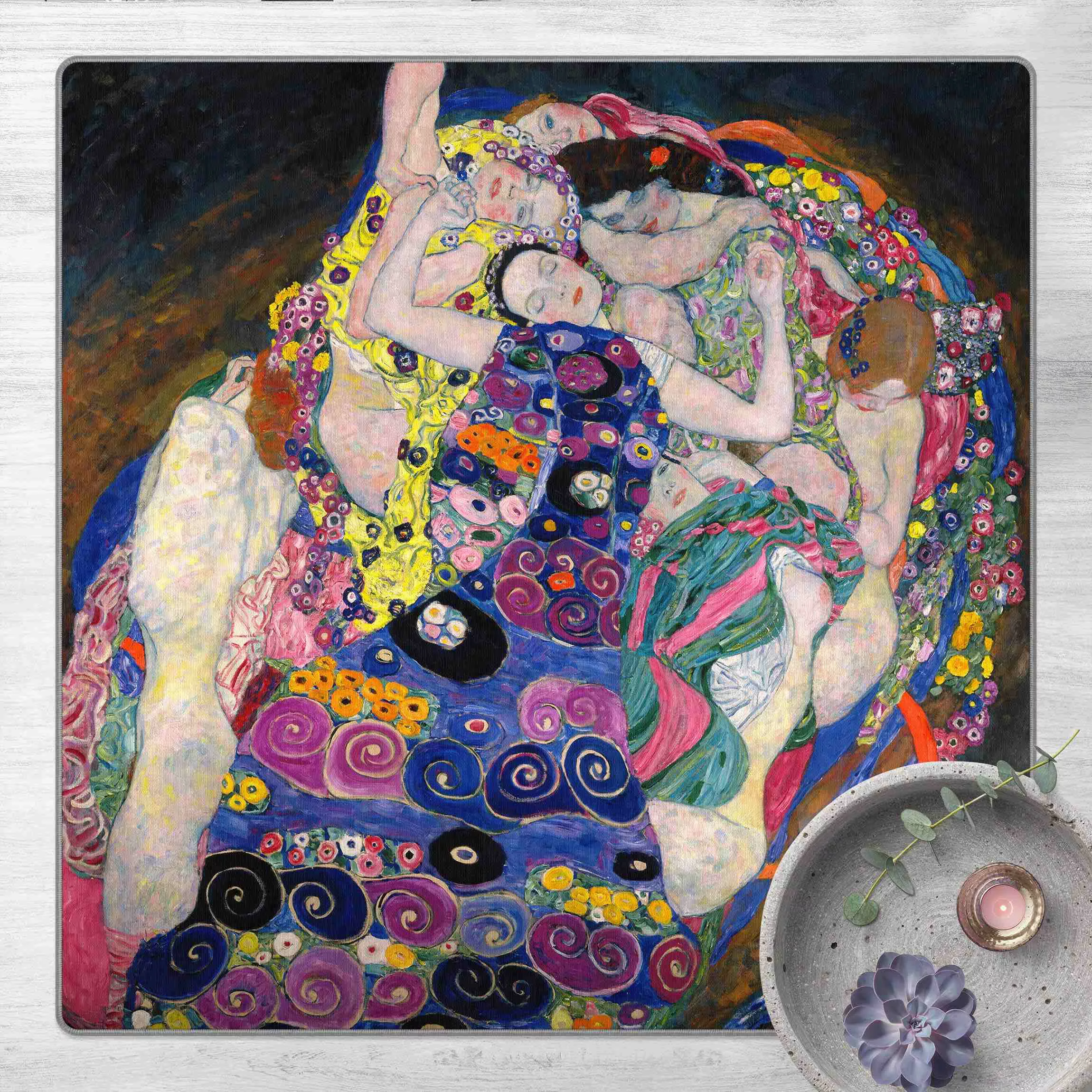 Teppich Gustav Klimt - Die Jungfrau günstig online kaufen