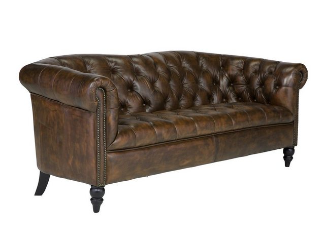 massivum Sofa Chesterfield Shelford 3-Sitzer antik braun günstig online kaufen