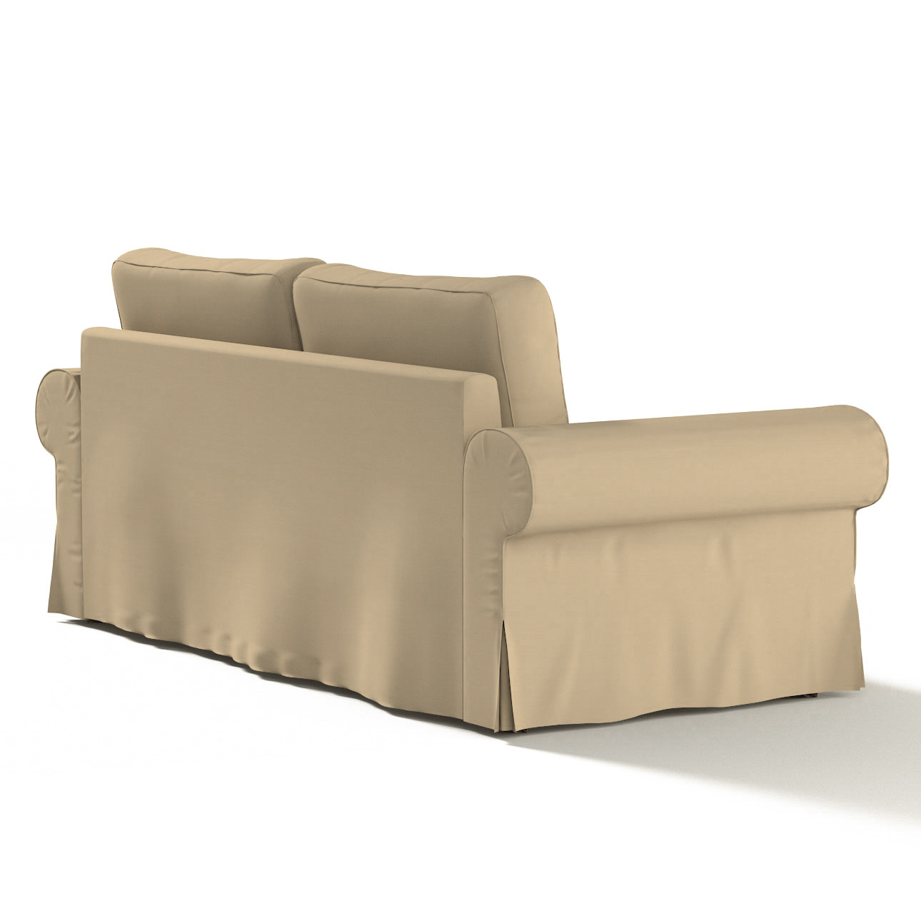 Bezug für Backabro 3-Sitzer Sofa ausklappbar, caffe latte, Bezug für Backab günstig online kaufen