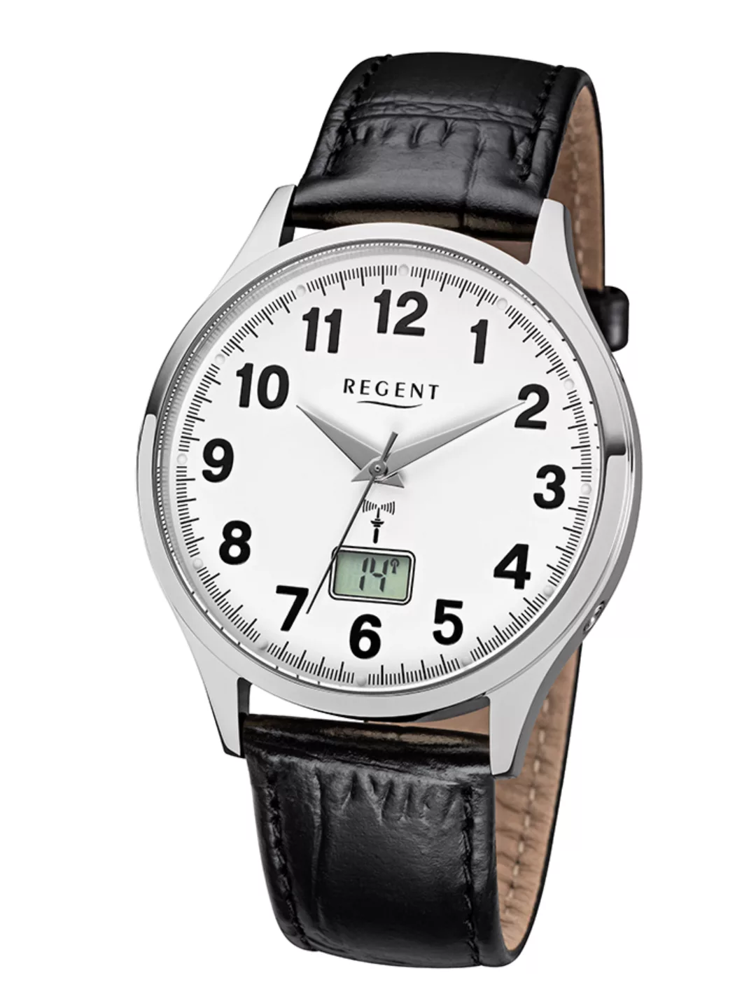 Regent Armbanduhr analog digtal FR-228 Herrenfunkuhr günstig online kaufen