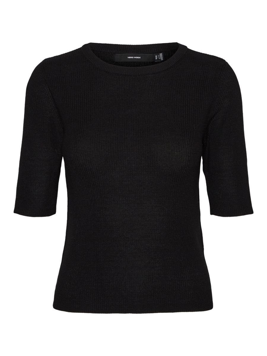 VERO MODA 2/4-arm Strickpullover Damen Schwarz günstig online kaufen