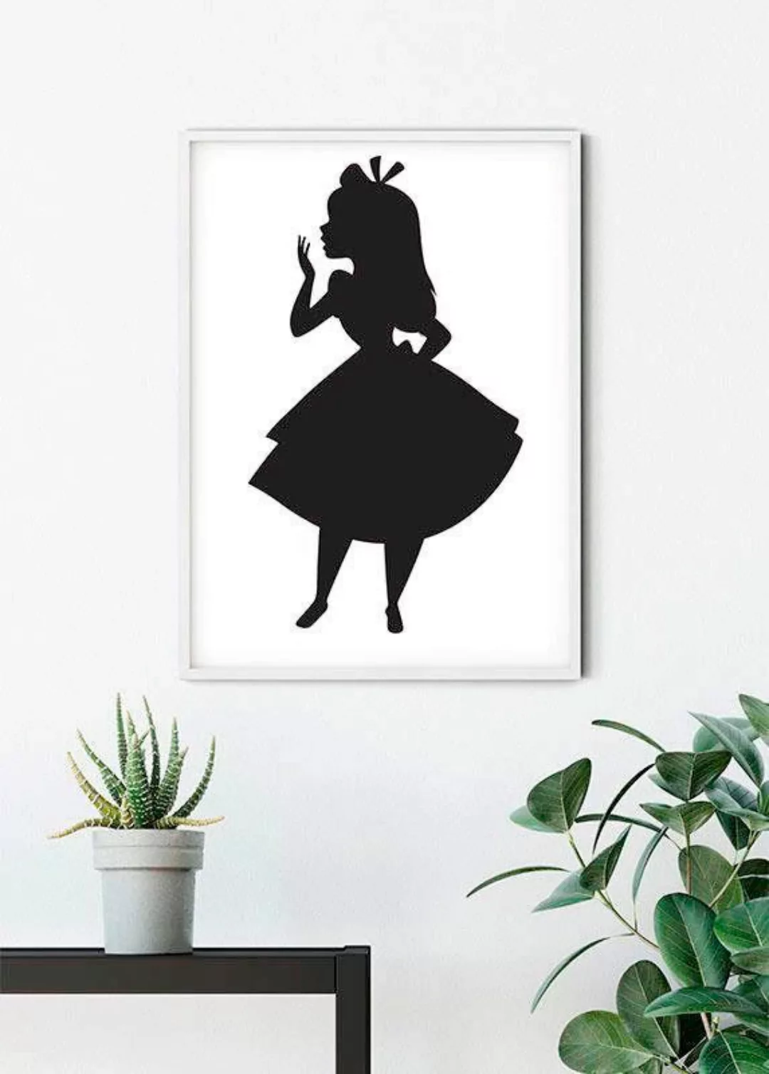 Komar Poster "Alice Silhouette", Disney, (1 St.) günstig online kaufen