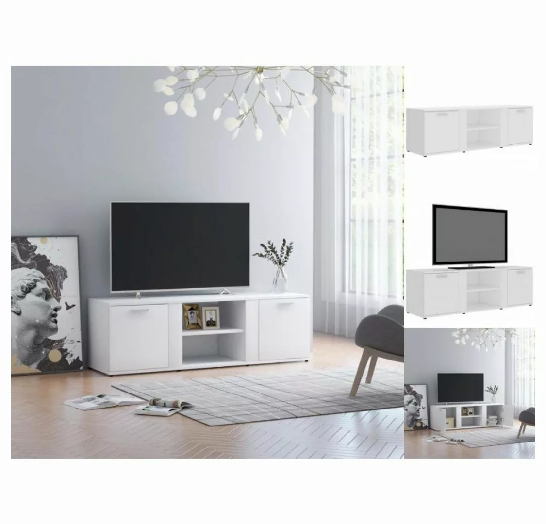 vidaXL TV-Schrank TV-Schrank Weiß 120x34x37 cm Spanplatte Lowboard günstig online kaufen
