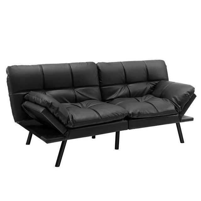 COSTWAY Schlafsofa, Klappbar, mit Bettfunktion & Matratze, umwandelbar, 182 günstig online kaufen