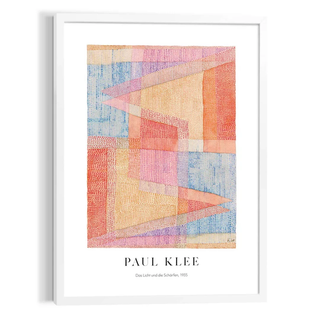Reinders! Bild mit Rahmen »Paul Klee Triangles« günstig online kaufen