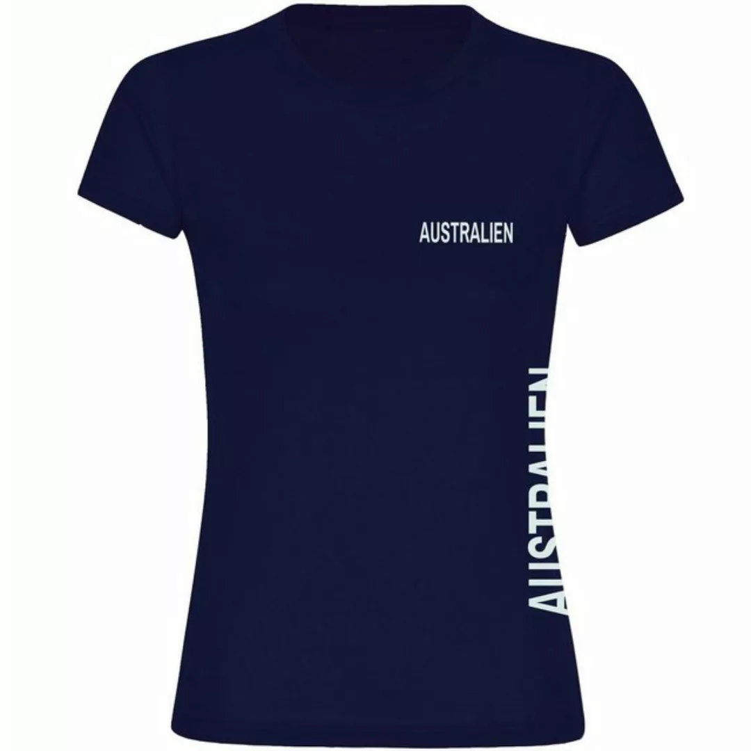 multifanshop T-Shirt Damen Australien - Brust & Seite - Frauen günstig online kaufen