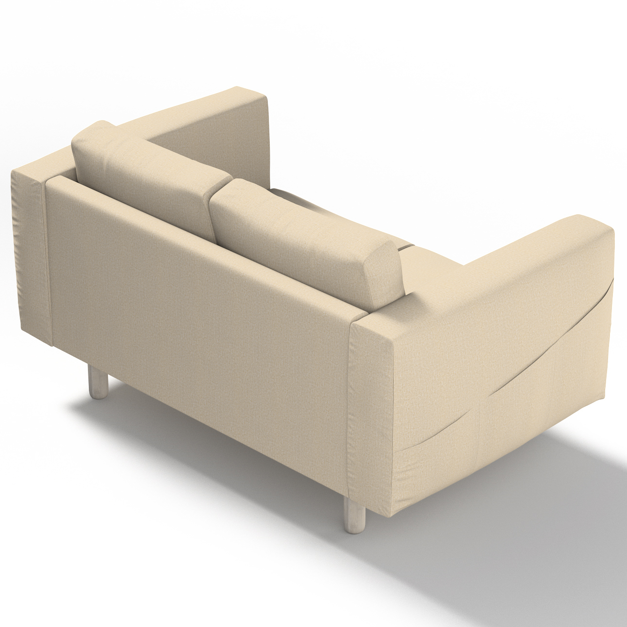 Bezug für Norsborg 2-Sitzer Sofa, beige, Norsborg 2-Sitzer Sofabezug, Edinb günstig online kaufen