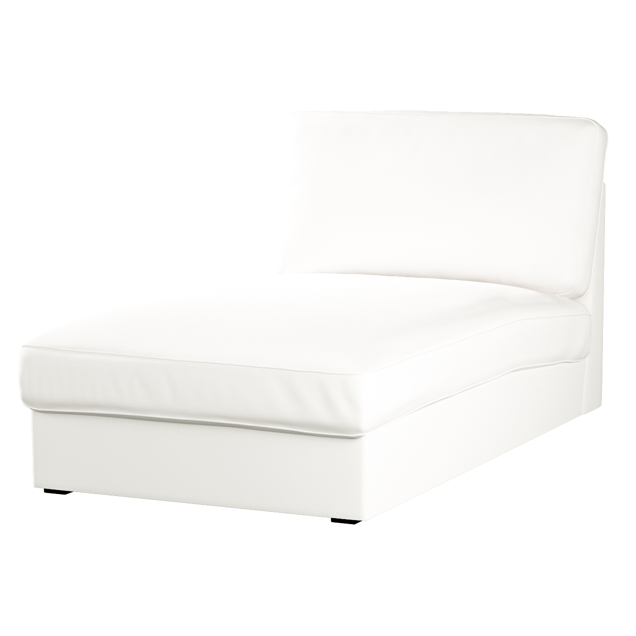 Bezug für Kivik Recamiere Sofa, weiss, Bezug für Kivik Recamiere, Cotton Pa günstig online kaufen