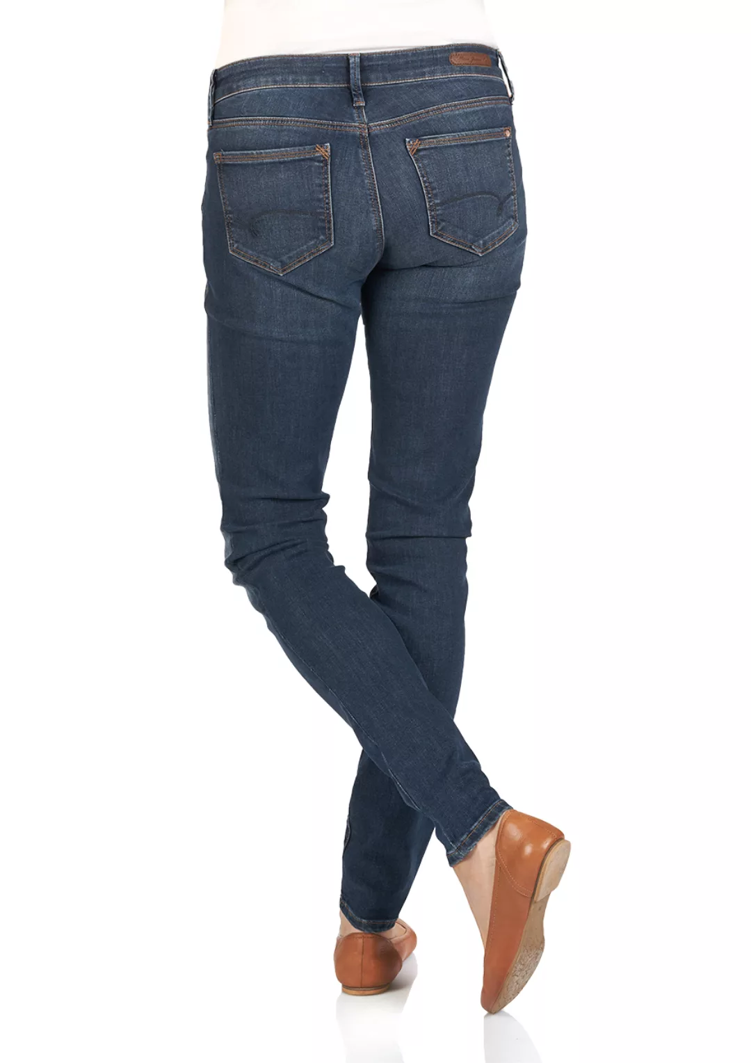 Mavi Damen Jeans Adriana - Super Skinny Fit - Blau - Dark Indigo Str günstig online kaufen