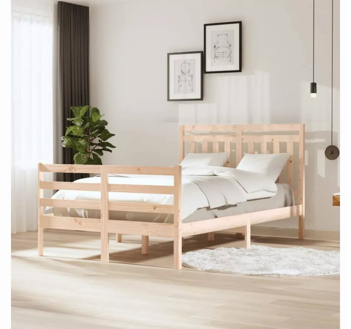 furnicato Bett Massivholzbett 120x200 cm günstig online kaufen