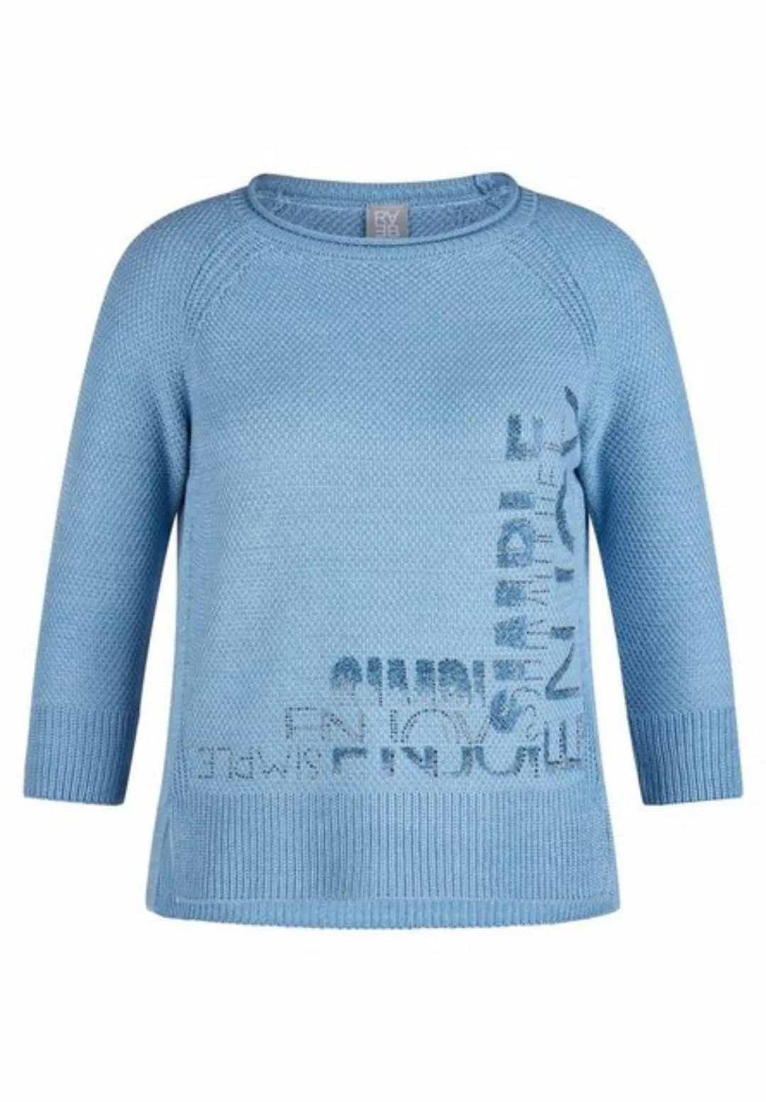 Rabe Strickpullover "RABE Strickpullover mit Wording" günstig online kaufen