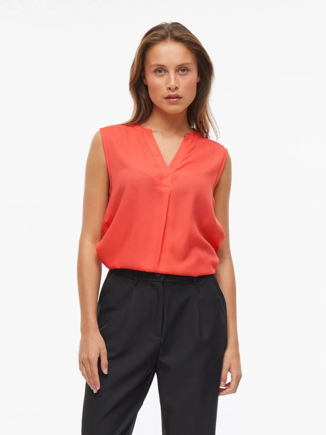 Vila Blusentop "VIROSA V-NECK S/L TOP - NOOS" günstig online kaufen