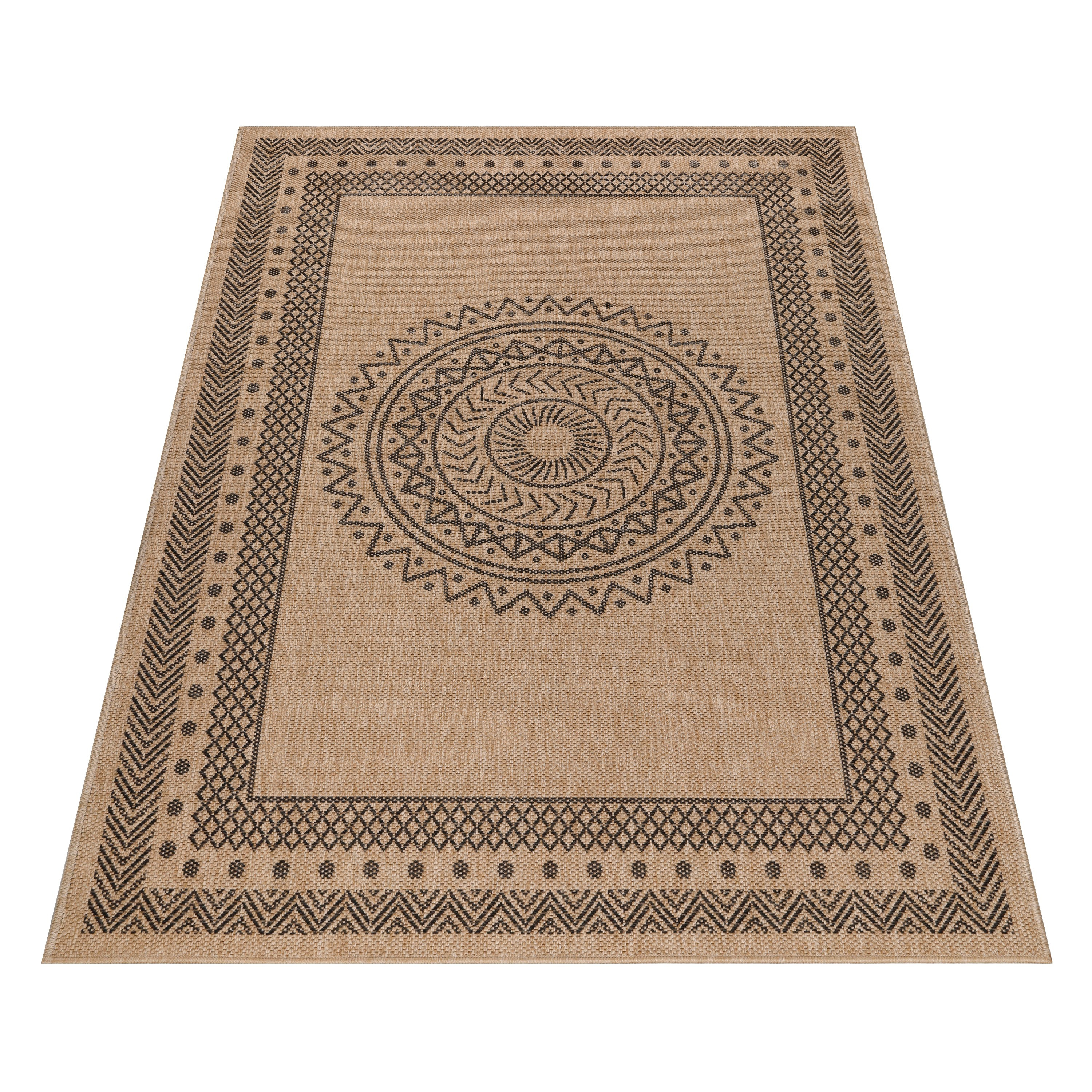 Ayyildiz Teppiche Outdoorteppich »DHAKA 8714«, rechteckig, 5 mm Höhe, Läufe günstig online kaufen
