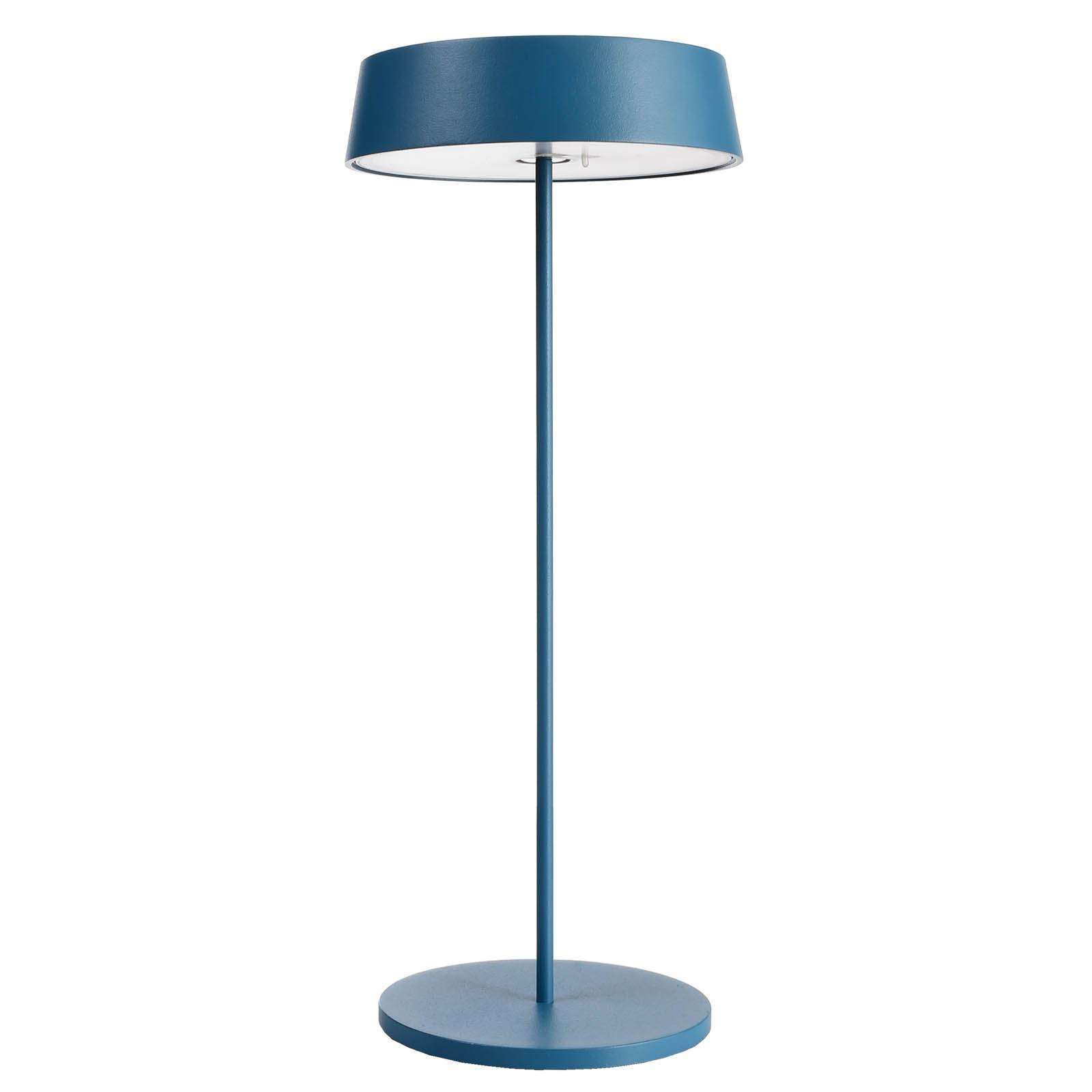 LED-Tischleuchte Miram mit Akku, dimmbar, blau günstig online kaufen