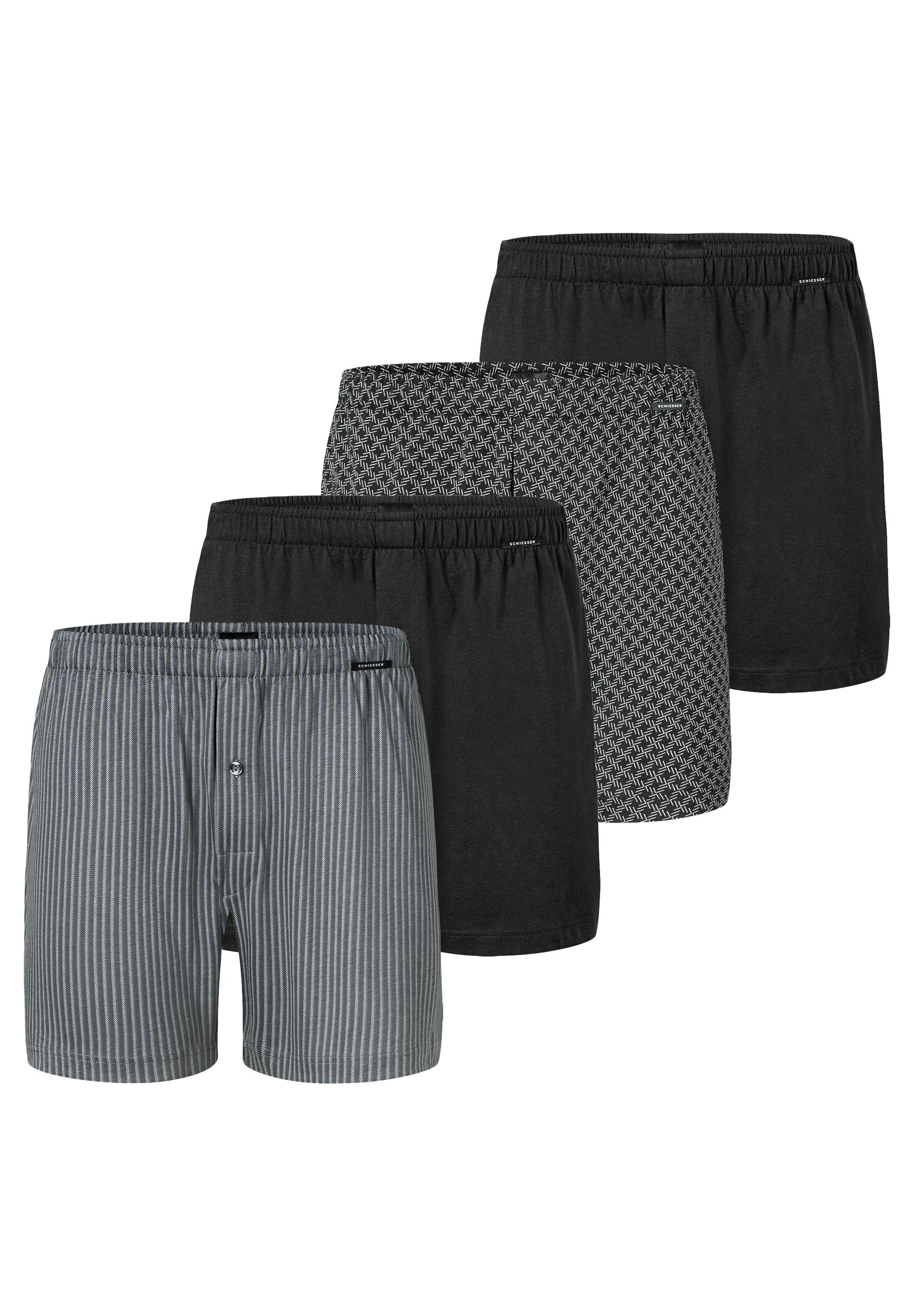 Schiesser Boxershorts 6er Pack Singel-Jersey (Spar-Set, günstig online kaufen