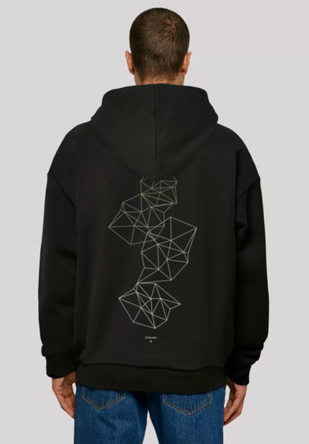 F4NT4STIC Kapuzenpullover Geometrics Abstract Print günstig online kaufen