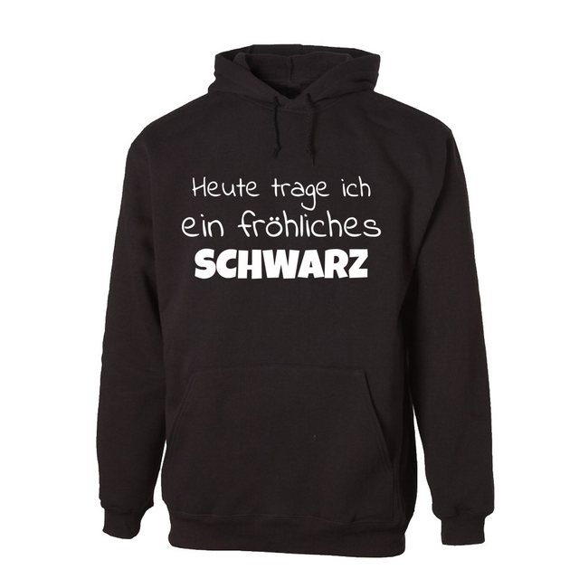 G-graphics Hoodie Heute trage ich ein fröhliches schwarz Unisex mit trendig günstig online kaufen