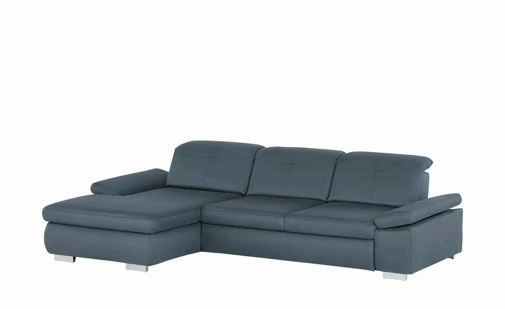 Lounge Collection Ecksofa aus Mikrofaser Kathrin ¦ blau ¦ Maße (cm): B: 309 günstig online kaufen