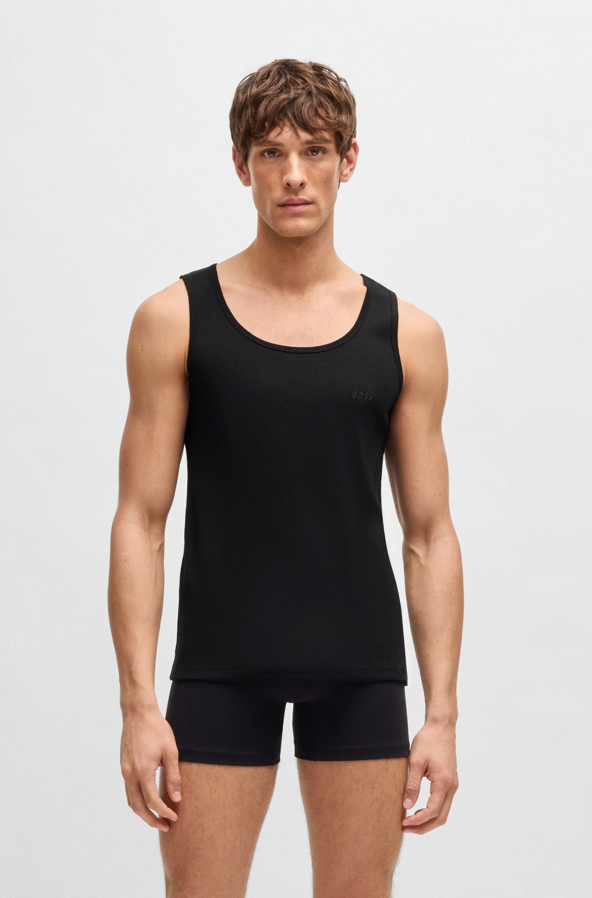 BOSS Tanktop 3P RibClassic BOSS ONE günstig online kaufen