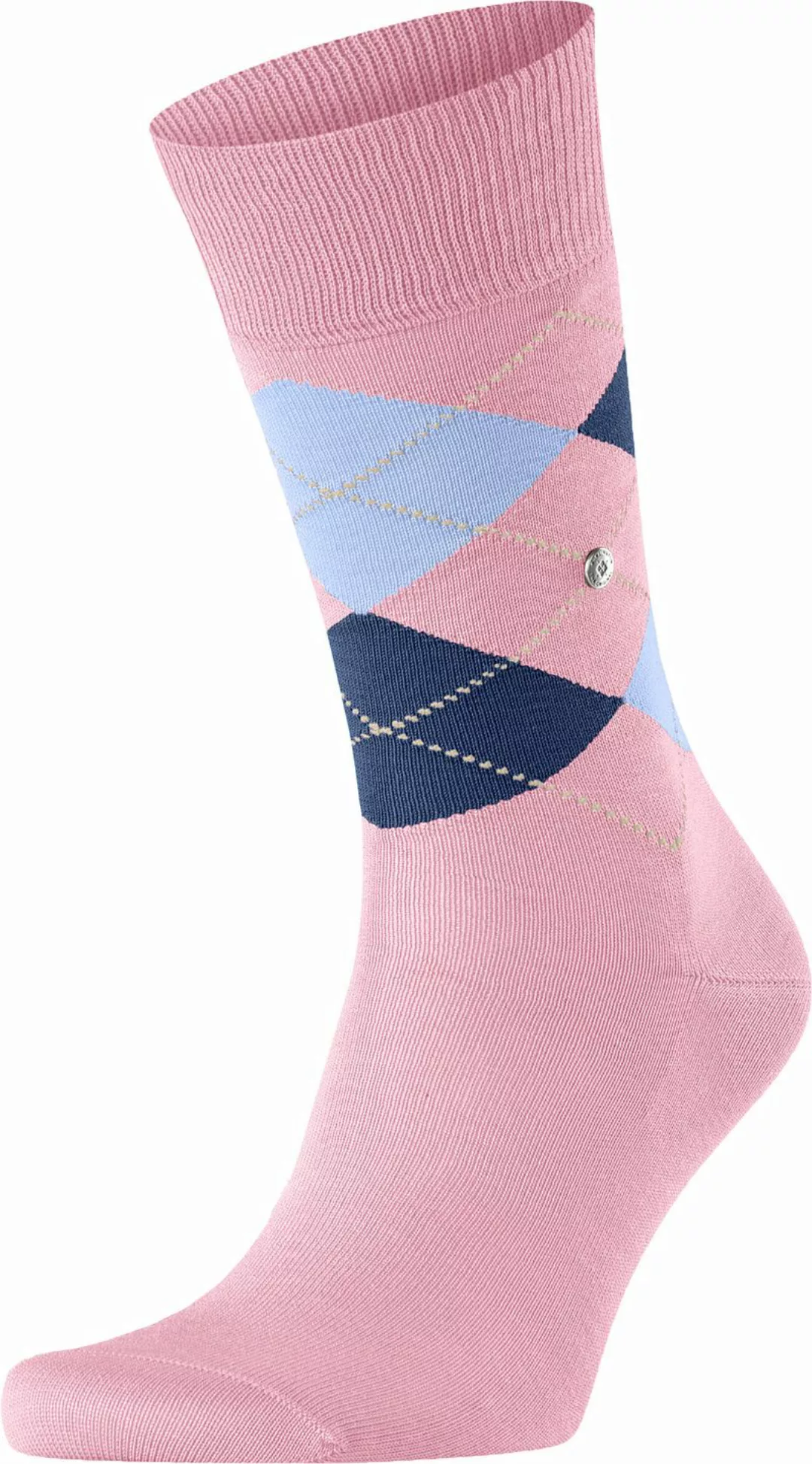 Burlington Manchester Socken Kariert Rosa 8793 - Größe 40-46 günstig online kaufen