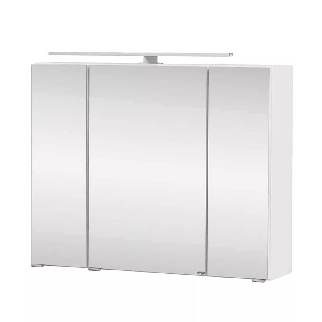 Badezimmerset in Weiß 110 cm breit (dreiteilig) günstig online kaufen