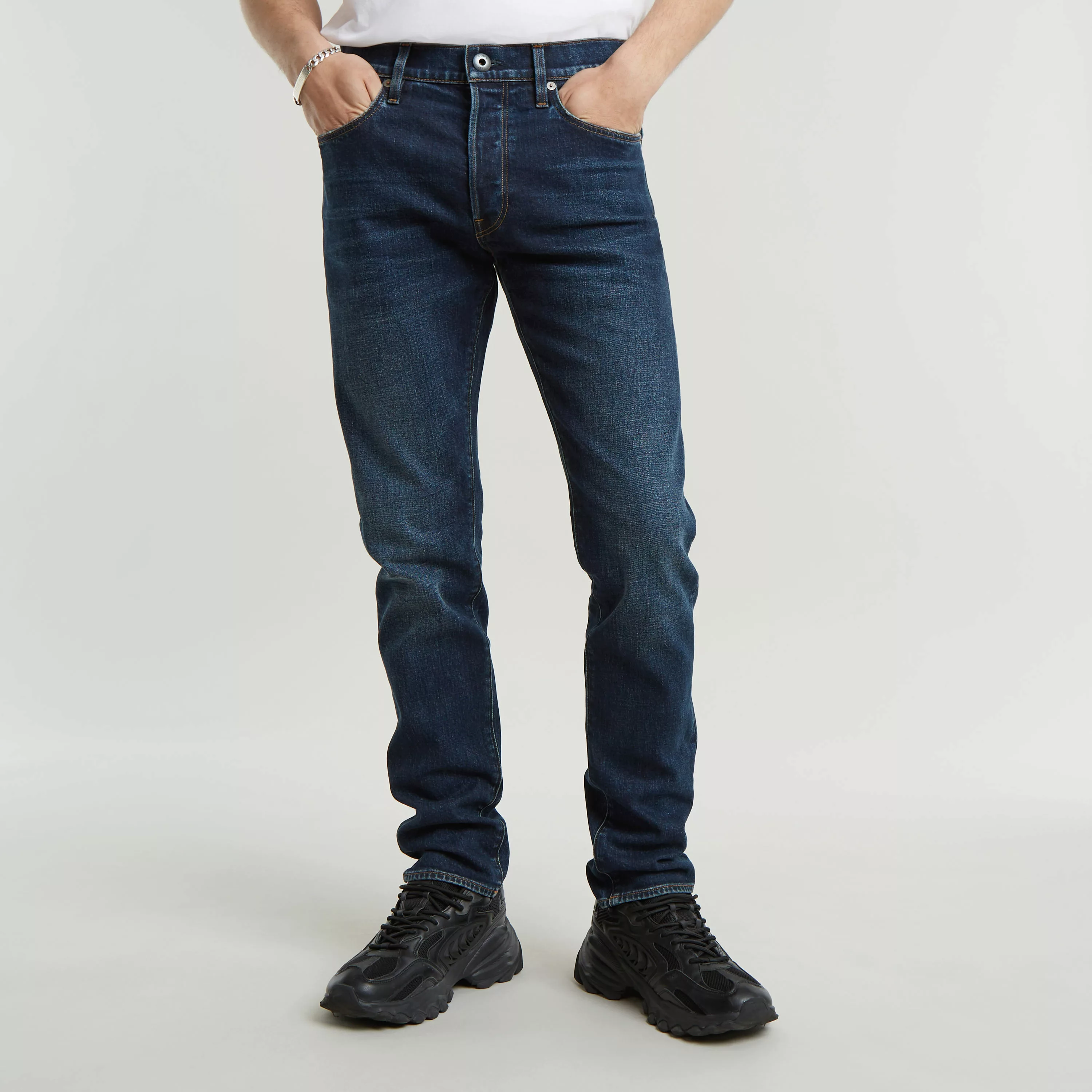 G-STAR Regular-fit-Jeans "3301 Straight Tapered" günstig online kaufen